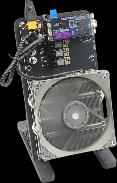 NerdQaxe++ Rev 6.1 (6TH/s)